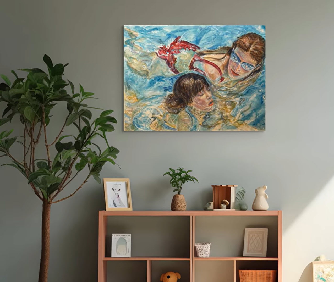 Arethusa | Contemporary Realism Watercolor by M.S. Miller