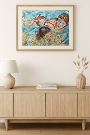 Arethusa | Contemporary Realism Watercolor by M.S. Miller