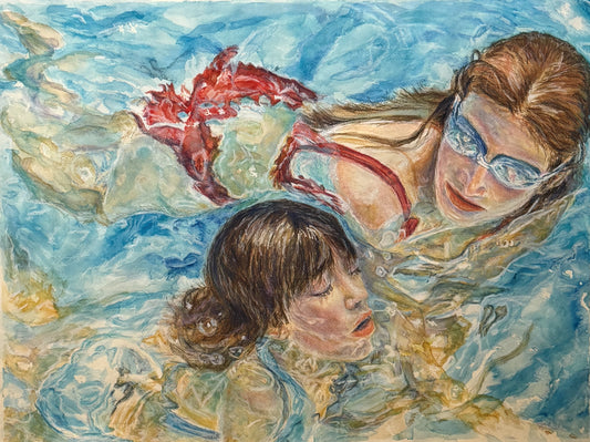 Arethusa | Contemporary Realism Watercolor by M.S. Miller