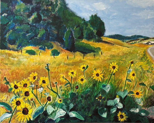 Black Hills Black‑Eyed Susans | By M. S. Miller